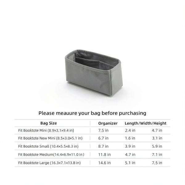 DGAZ Silk Handbag Organizer Lightweight Satin Purse Insert-4