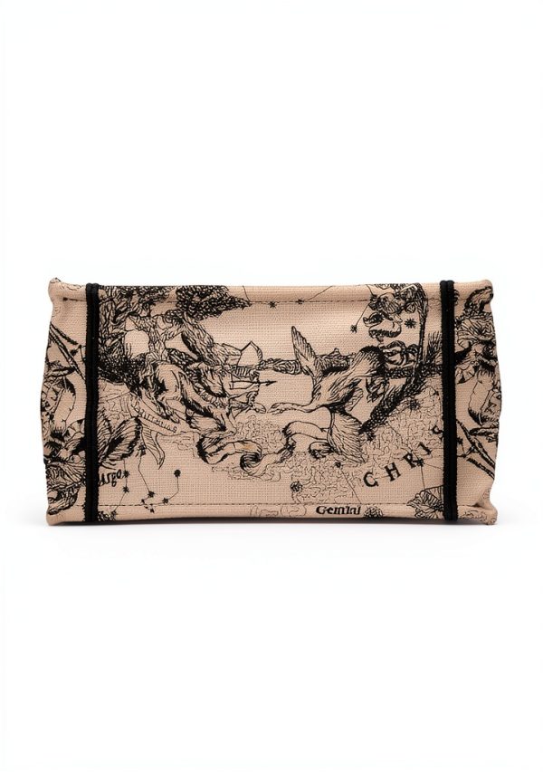 WGACA Vintage White Embroidered Womens Handbag One Size-5