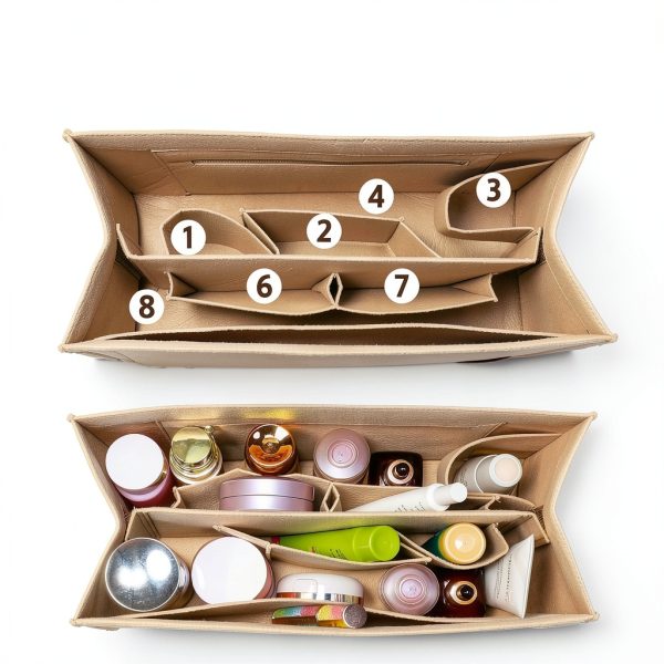 OAikor Felt Handbag Organizer Insert for LV OnTheGo Dior-3