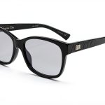 Dior Ladies Black Round Eyeglass Frames LADYDIORO2 55/15-0