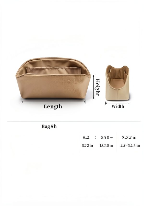 KINGS IN BAG Satin Handbag Organizer Portable Multi Pocket-6