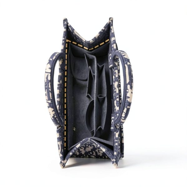 Dior Book Tote Organizer Insert OAikor Felt Handbag-4