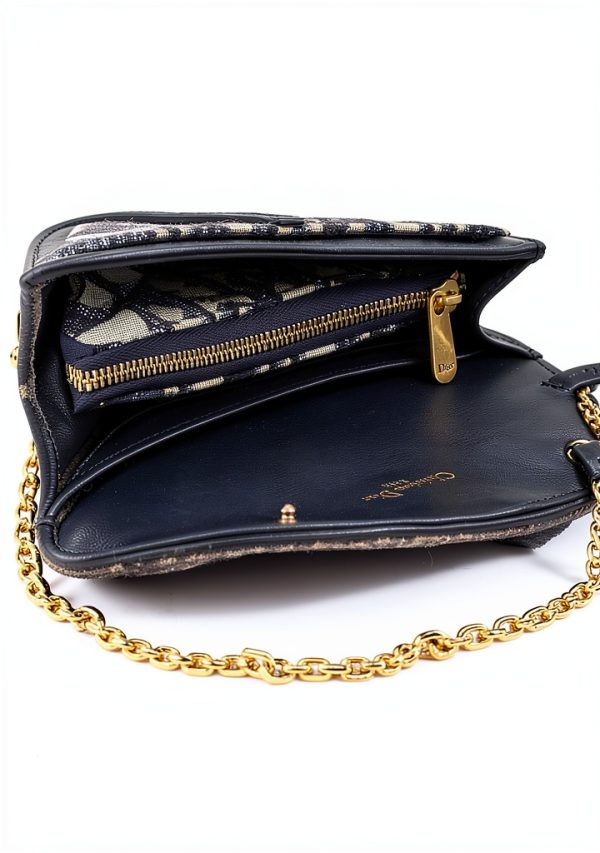 LePrix Womens Blue Handbag Heritage Design One Size-4