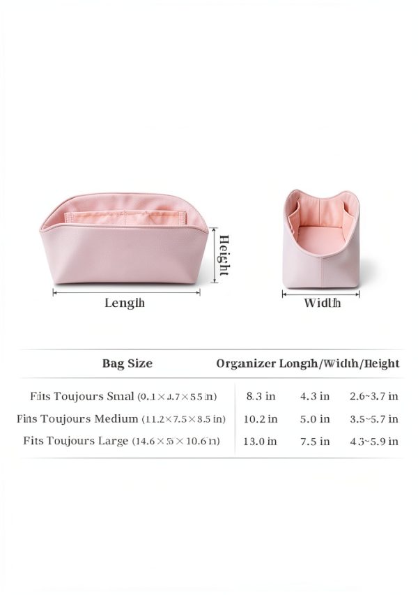 KINGS IN BAG Satin Handbag Organizer Custom Size Portable-6
