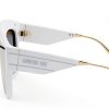 Dior DIORCLUB M7U Gold Gradient Shield Ladies Sunglasses-2