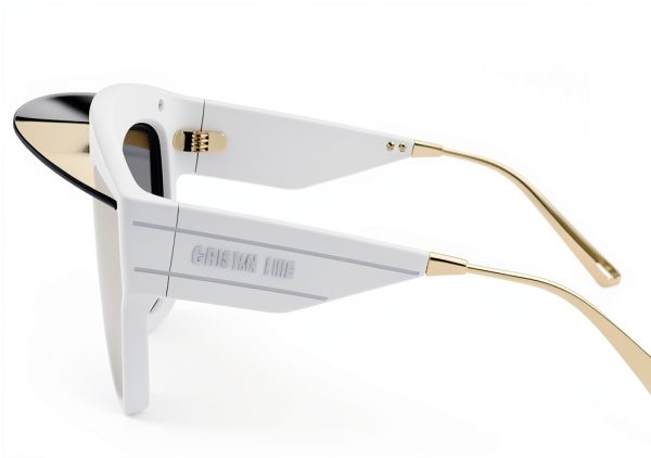 Dior DIORCLUB M7U Gold Gradient Shield Ladies Sunglasses-2
