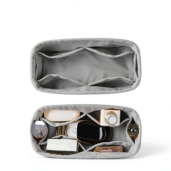 DGAZ Silk Handbag Organizer Lightweight Satin Purse Insert-2