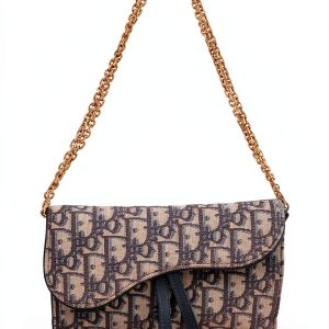 LePrix Womens Blue Handbag Heritage Design One Size-0