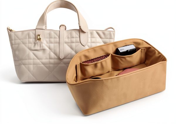 KINGS IN BAG Satin Handbag Organizer Portable Multi Pocket-0