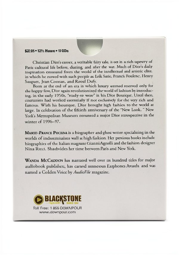 Blackstone Publishing Fashion Design Book Unabridged English-1